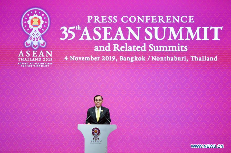 THAILAND-BANGKOK-ASEAN SUMMIT-RELATED SUMMITS-PRESS CONFERENCE