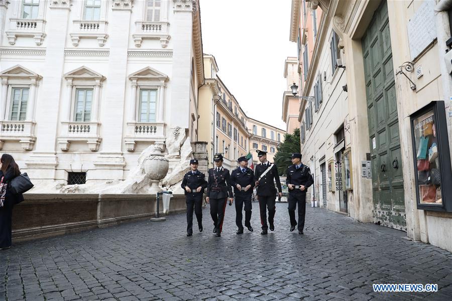 ITALY-ROME-CHINA-POLICE OFFICERS-JOINT PATROL