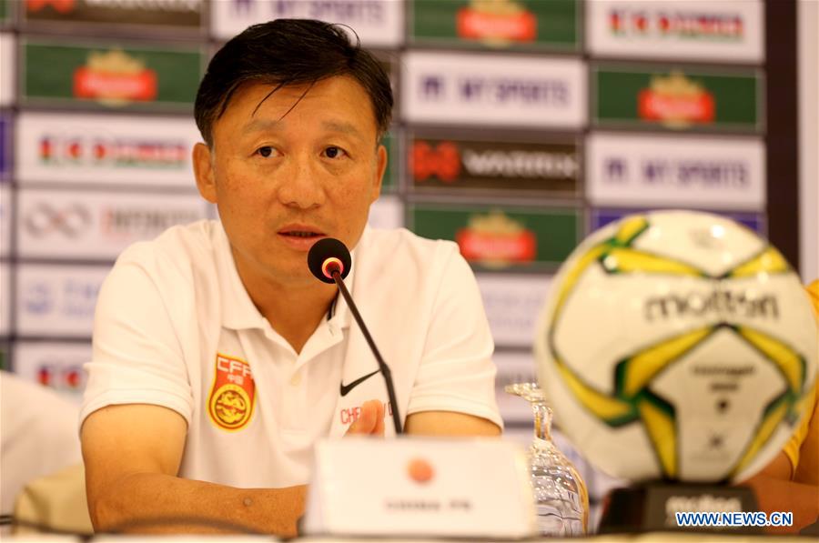 (SP)MYANMAR-YANGON-GROUP I-AFC U-19 CHAMPIONSHIP QUALIFIERS-PRESS CONFERENCE