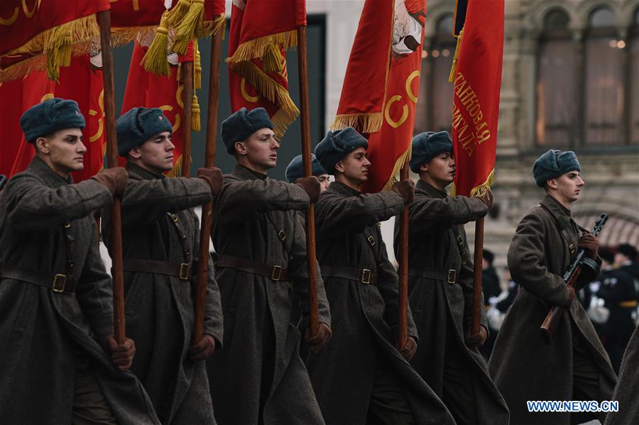 RUSSIA-MOSCOW-RED SQUARE PARADE-REHEARSAL