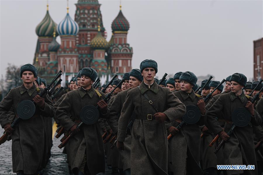 RUSSIA-MOSCOW-RED SQUARE PARADE-REHEARSAL
