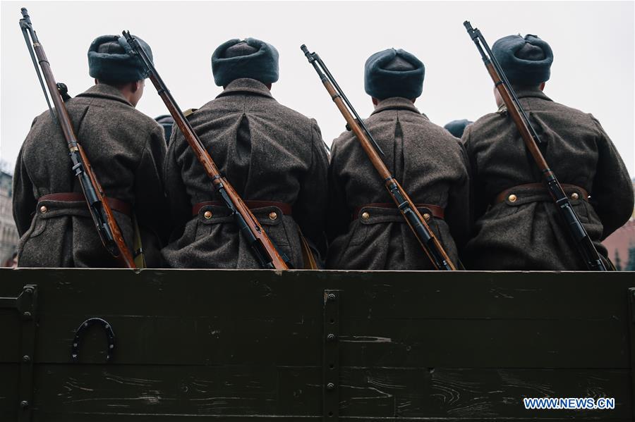 RUSSIA-MOSCOW-RED SQUARE PARADE-REHEARSAL