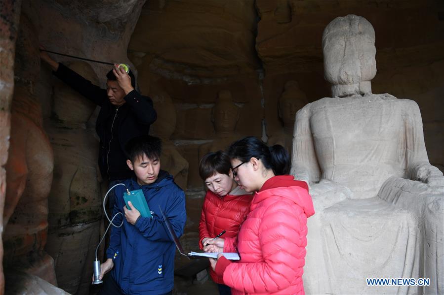 CHINA-GANSU-QINGYANG-CULTURAL RELICS-GROTTOES-CONSERVATION (CN)