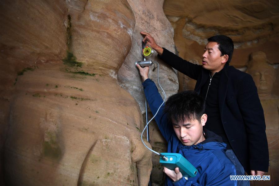 CHINA-GANSU-QINGYANG-CULTURAL RELICS-GROTTOES-CONSERVATION (CN)