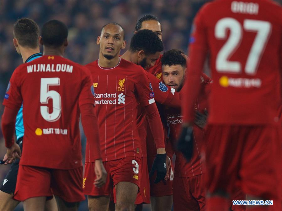 (SP)BRITAIN-LIVERPOOL-SOCCER-UEFA CHAMPIONS LEAGUE-LIVERPOOL VS GENK