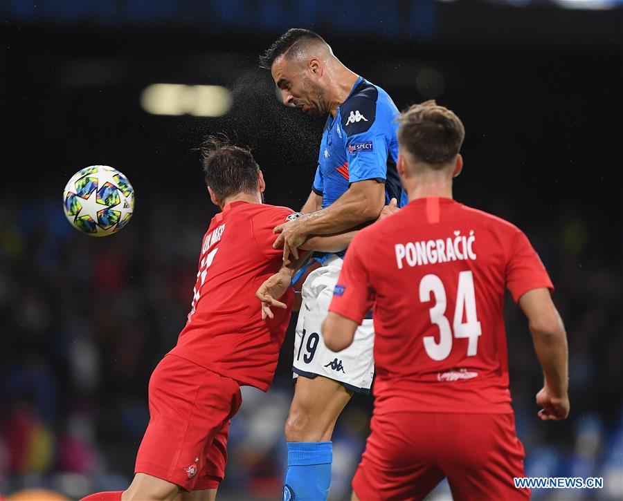 (SP)ITALY-NAPLES-SOCCER-CHAMPIONS LEAGUE-NAPOLI VS SALZSBURG