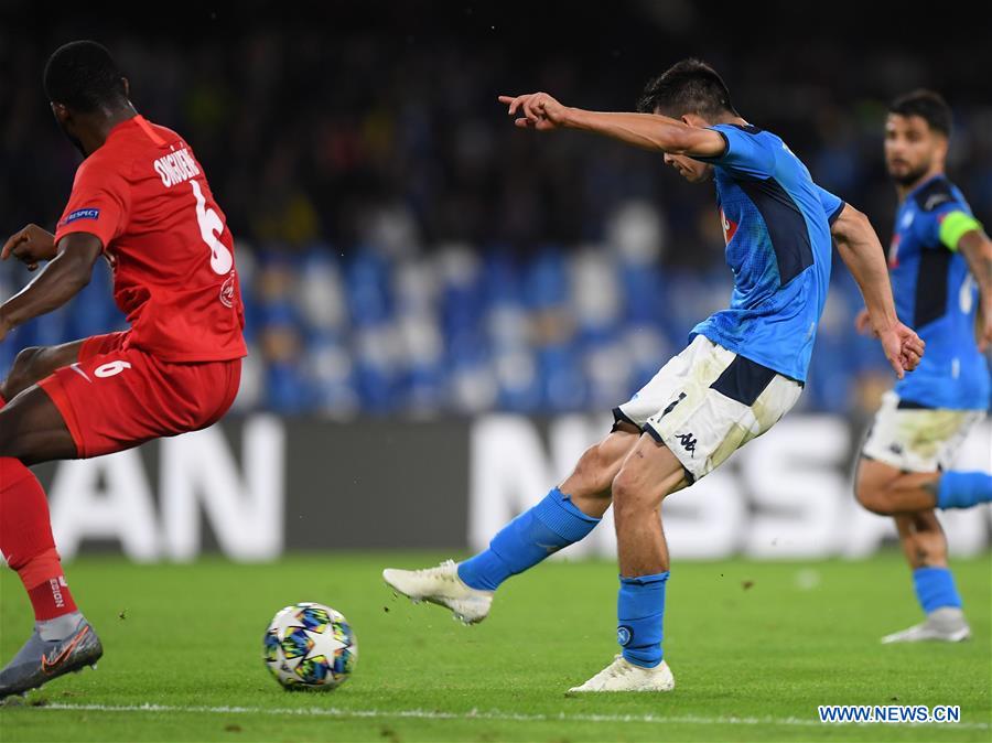 (SP)ITALY-NAPLES-SOCCER-CHAMPIONS LEAGUE-NAPOLI VS SALZSBURG