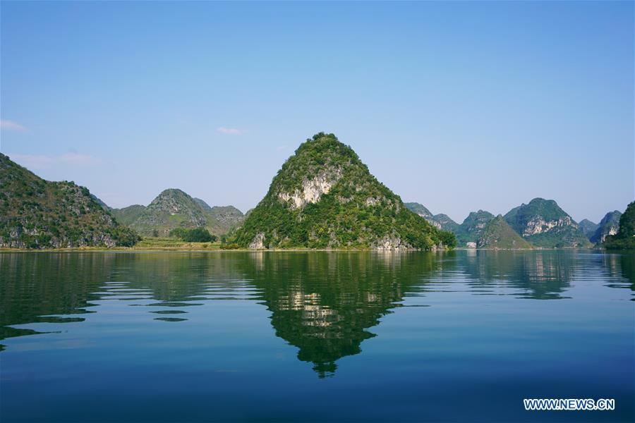 CHINA-GUANGXI-JINGXI-QUYANG LAKE-SCENERY (CN)