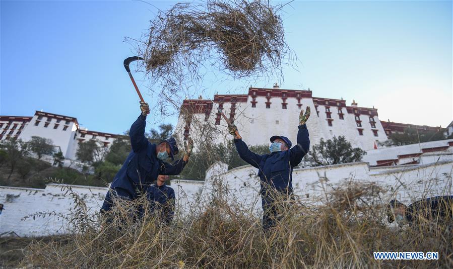 CHINA-TIBET-LHASA-POTALA PALACE-FIRE PREVENTION (CN)