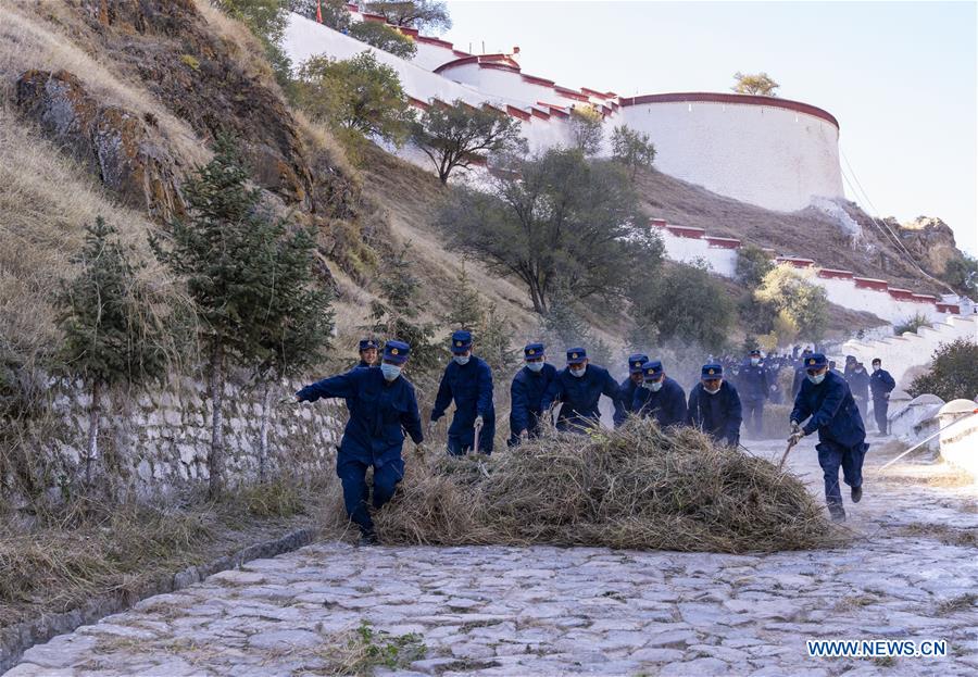 CHINA-TIBET-LHASA-POTALA PALACE-FIRE PREVENTION (CN)