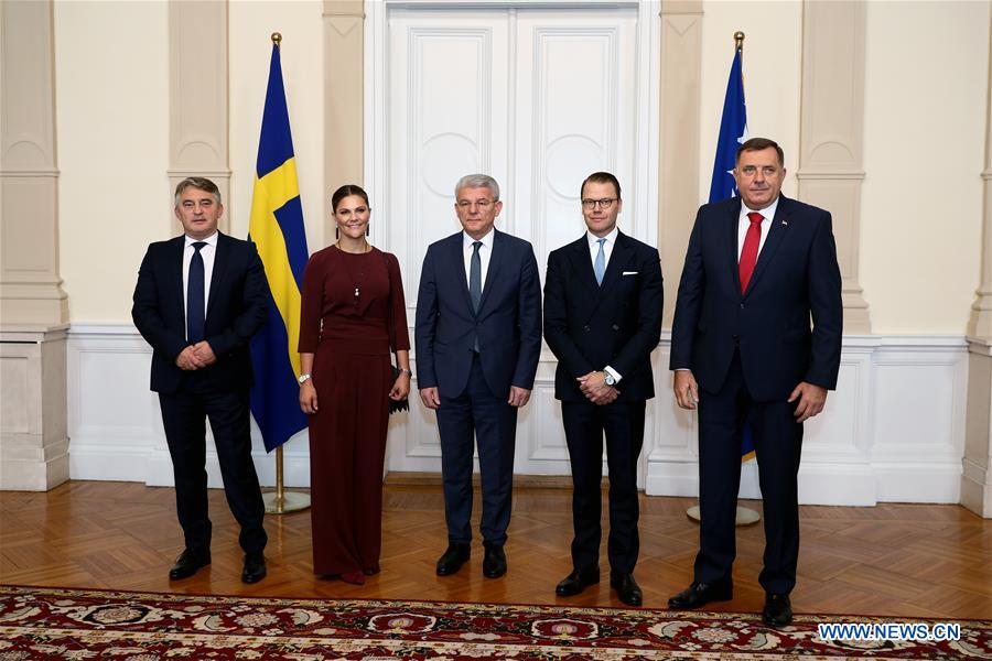 BOSNIA AND HERZEGOVINA-SARAJEVO-SWEDEN-MEETING