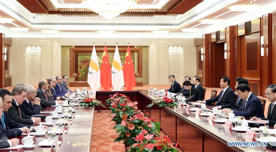 CHINA-BEIJING-LI ZHANSHU-CYPRUS-TALKS (CN)