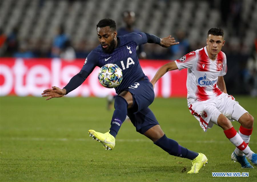 (SP)SERBIA-BELGRADE-FOOTBALL-UEFA CHAMPIONS LEAGUE-CRVENA ZVEZDA VS TOTTENHAM HOTSPUR