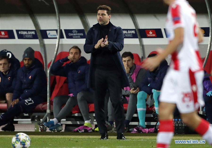 (SP)SERBIA-BELGRADE-FOOTBALL-UEFA CHAMPIONS LEAGUE-CRVENA ZVEZDA VS TOTTENHAM HOTSPUR