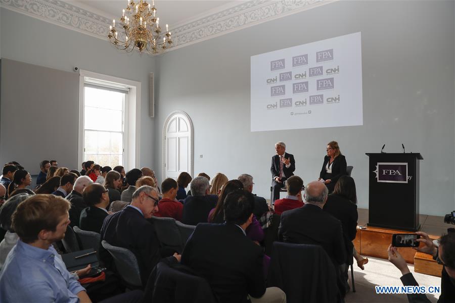 (PORTRAITS)BRITAIN-LONDON-JOHN BERCOW-FPA BRIEFING