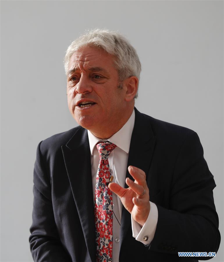 (PORTRAITS)BRITAIN-LONDON-JOHN BERCOW-FPA BRIEFING