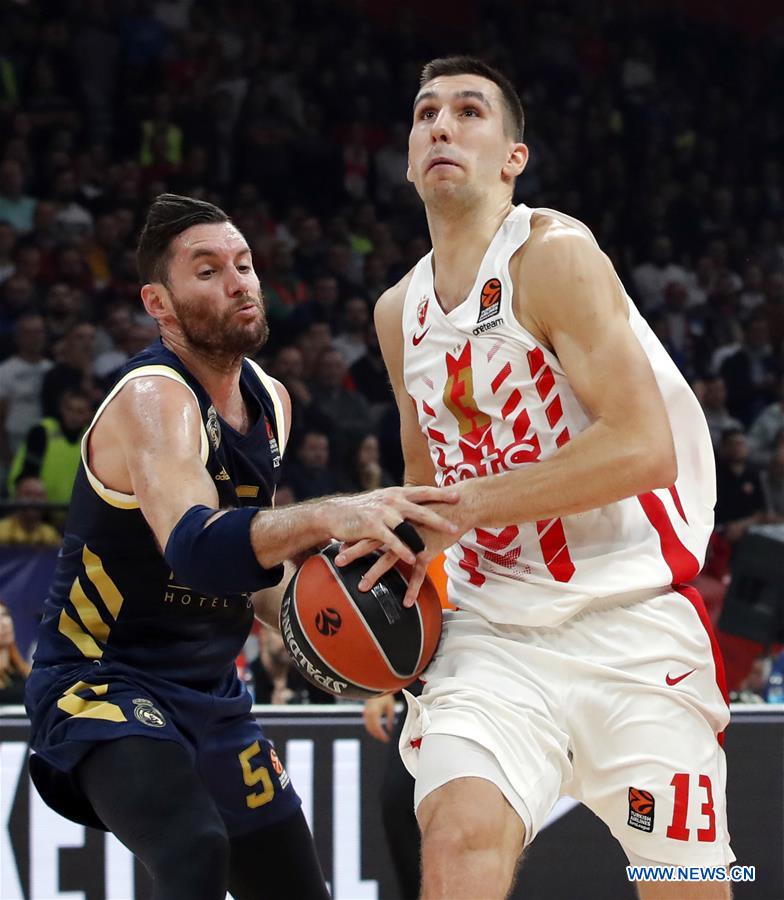 (SP)SERBIA-BELGRADE-BASKETBALL-EUROLEAGUE-CRVENA ZVEZDA VS REAL MADRID