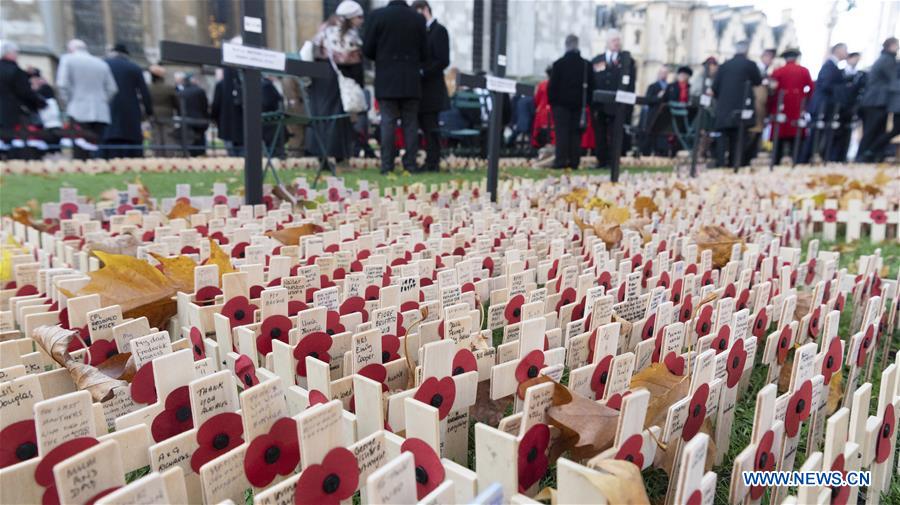 BRITAIN-LONDON-91ST FIELD OF REMEMBRANCE-WESTMINSTER ABBEY