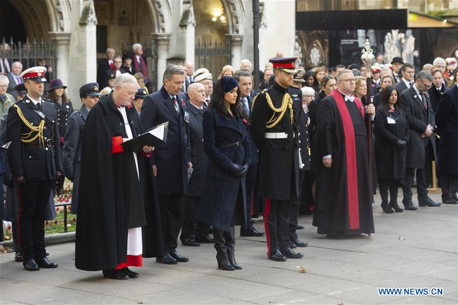 BRITAIN-LONDON-91ST FIELD OF REMEMBRANCE-WESTMINSTER ABBEY