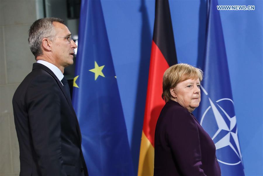 GERMANY-BERLIN-NATO-STOLTENBERG-VISIT