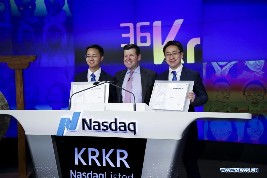 U.S.-NEW YORK-NASDAQ-36KR-PUBLIC DEBUT