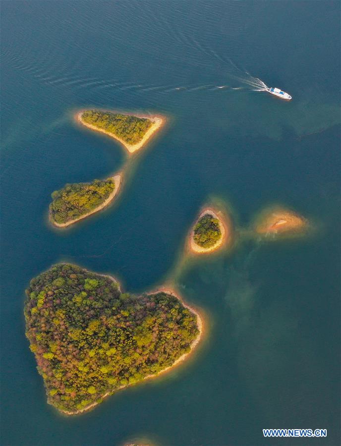 CHINA-JIANGXI-LUSHAN-XIHAI LAKE-AERIAL VIEW (CN)