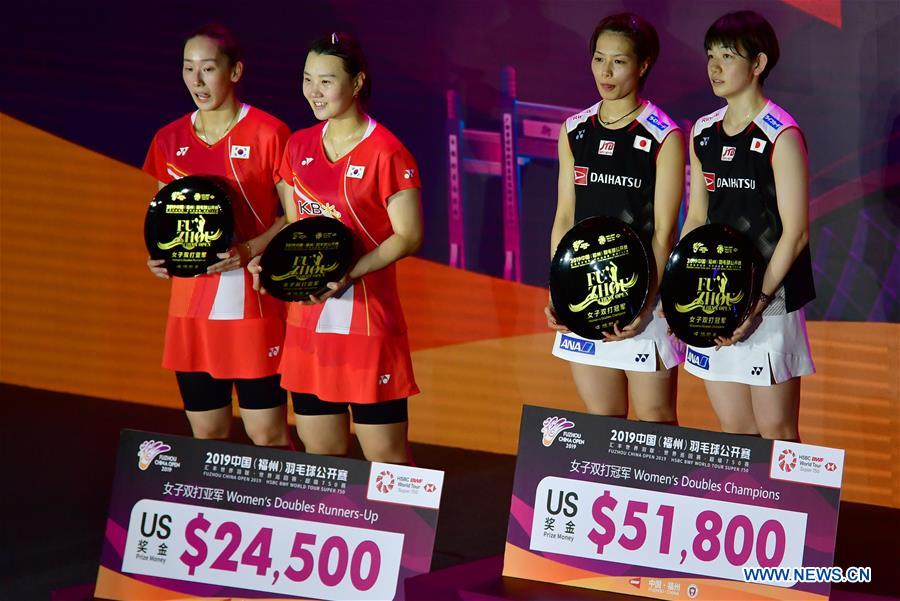 (SP)CHINA-FUZHOU-BADMINTON-FUZHOU CHINA OPEN 2019 (CN)