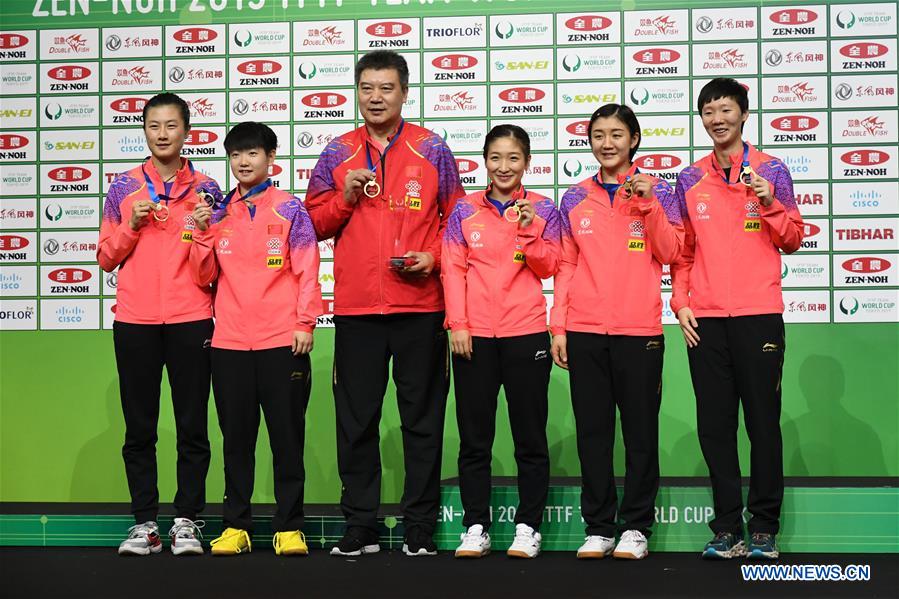 (SP)JAPAN-TOKYO-TABLE TENNIS-ITTF TEAM WORLD CUP