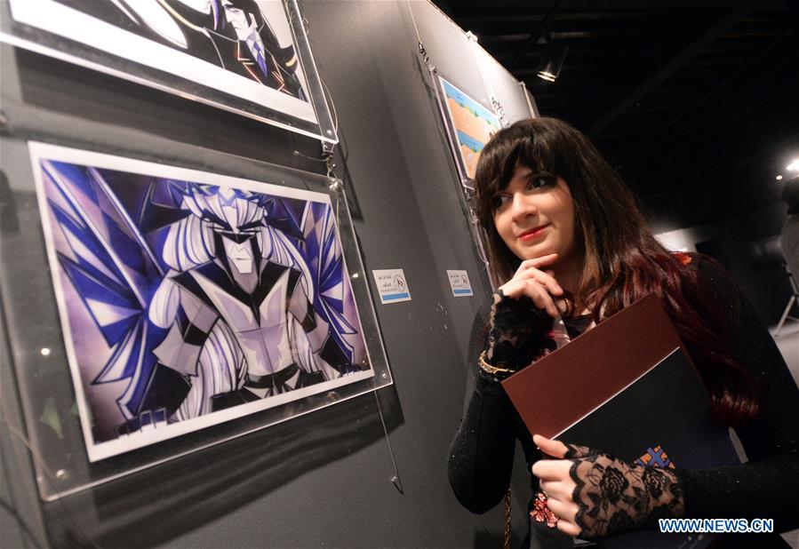 KUWAIT-KUWAIT CITY-CARICATURE EXHIBITION