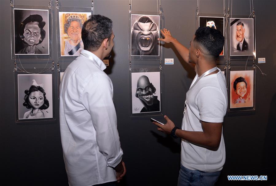 KUWAIT-KUWAIT CITY-CARICATURE EXHIBITION