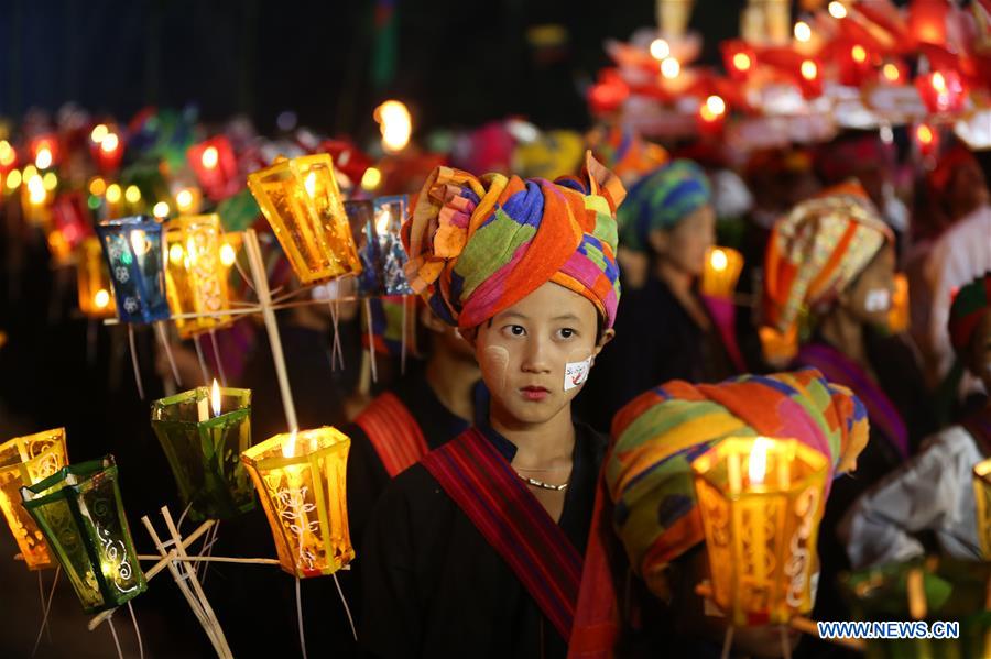 MYANMAR-KALAW-TAZAUNGDAING FESTIVAL