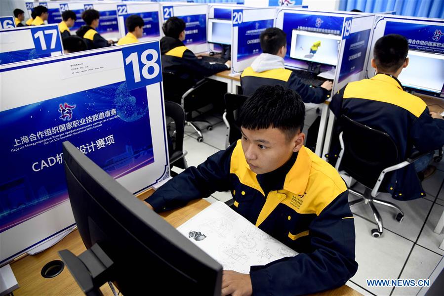 SCO Countries Vocational Skills Contest Kicks off in China's Shandong