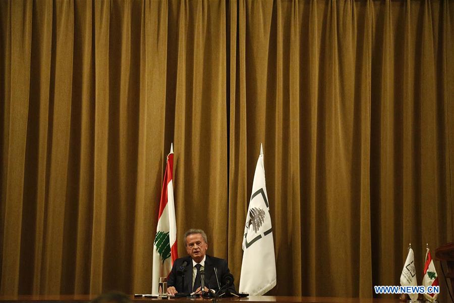 LEBANON-BEIRUT-CENTRAL BANK GOVERNOR-PRESS CONFERENCE