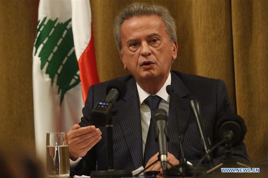 LEBANON-BEIRUT-CENTRAL BANK GOVERNOR-PRESS CONFERENCE