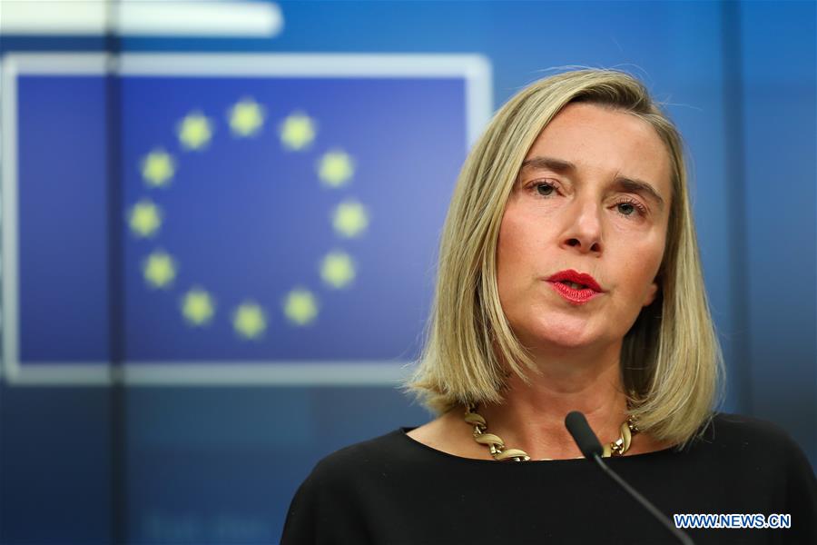 (PORTRAITS)BELGIUM-BRUSSELS-EU-FOREIGN AFFAIRS-PRESS CONFERENCE