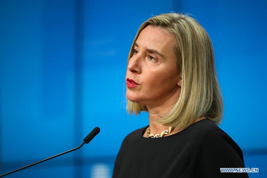 (PORTRAITS)BELGIUM-BRUSSELS-EU-FOREIGN AFFAIRS-PRESS CONFERENCE