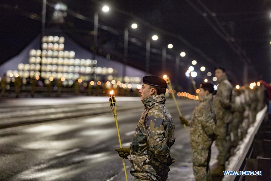 LATVIA-RIGA-LACPLESIS DAY