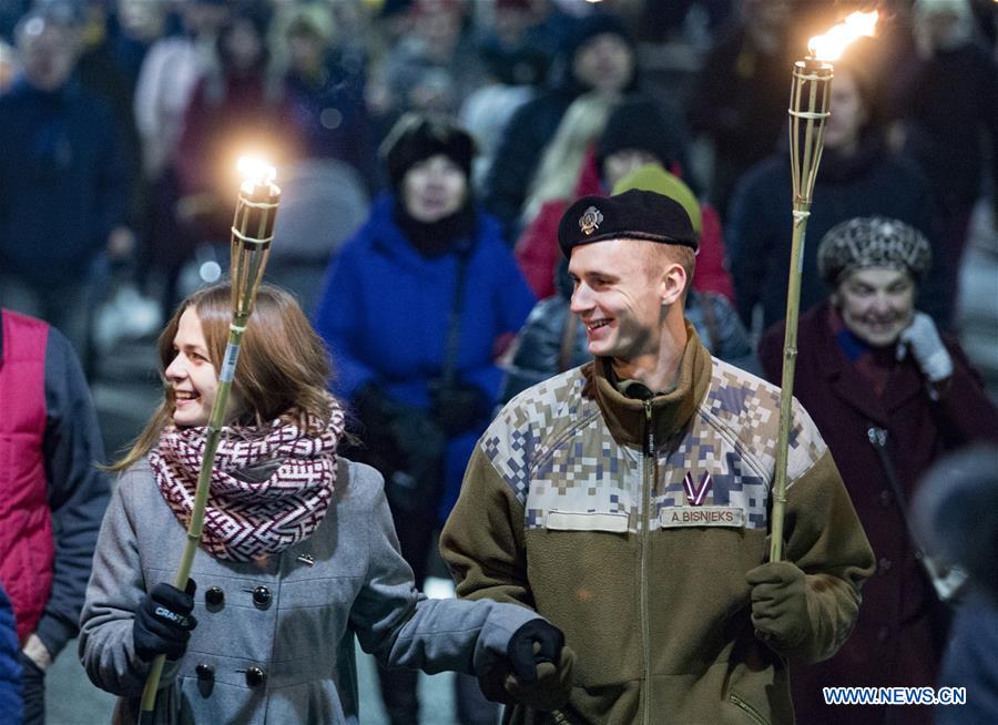 LATVIA-RIGA-LACPLESIS DAY