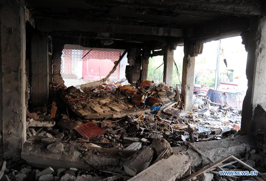 SYRIA-DAMASCUS-ISRAELI-STRIKE-AFTERMATH