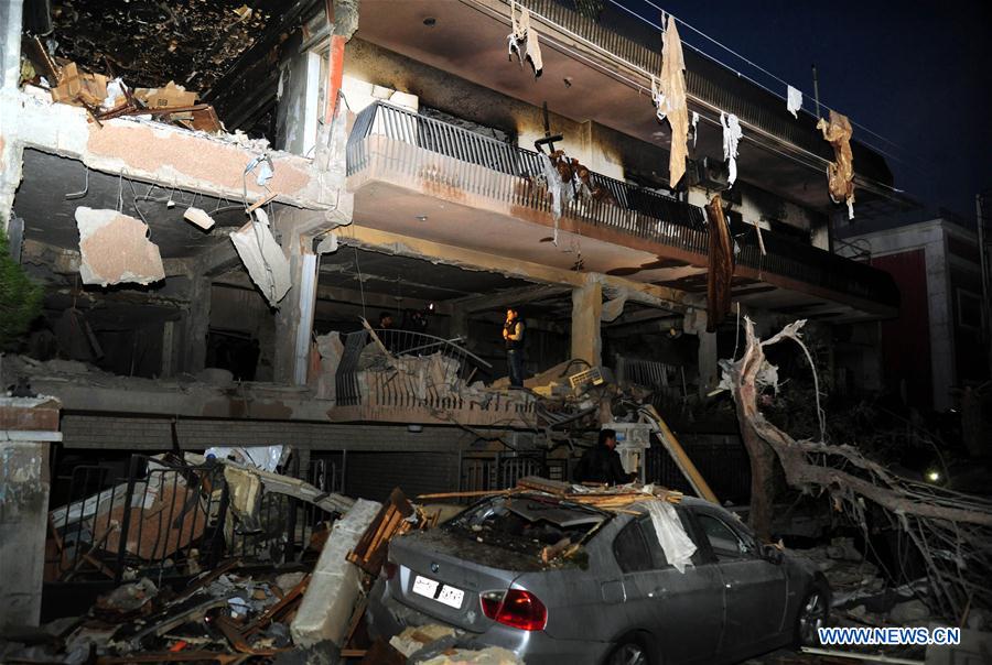 SYRIA-DAMASCUS-ISRAELI-STRIKE-AFTERMATH