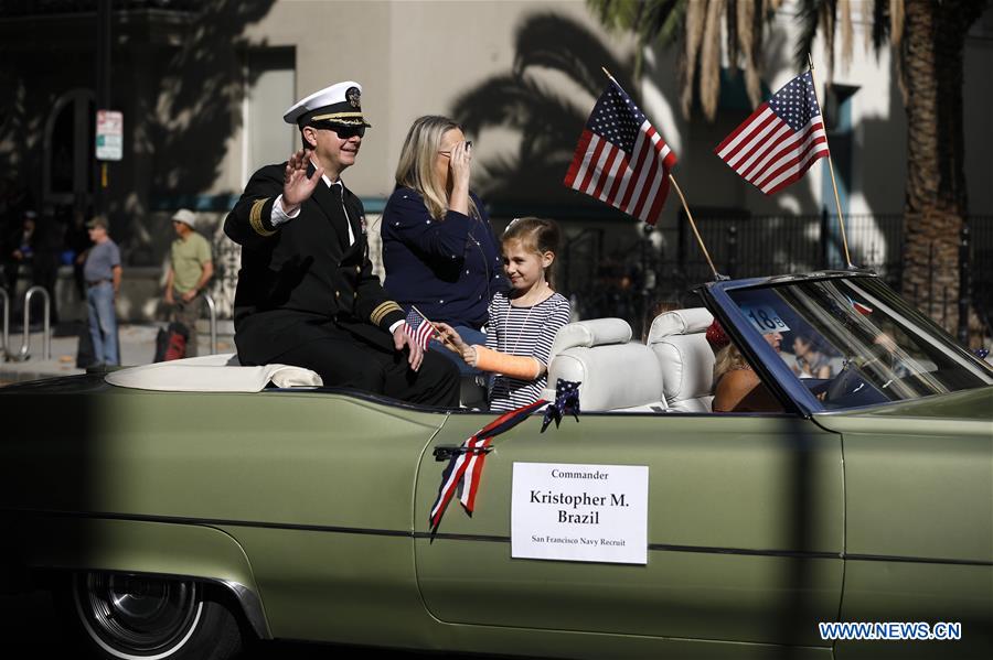 U.S.-SAN JOSE-VETERANS DAY-PARADE