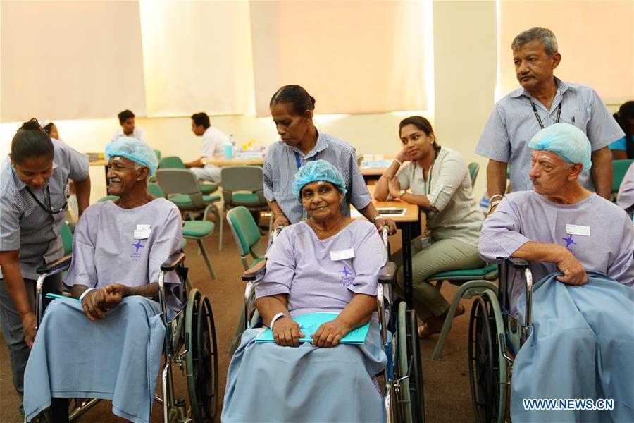 SRI LANKA-COLOMBO-CHINA MEDICAL TEAM-CATARACT-SURGERIES