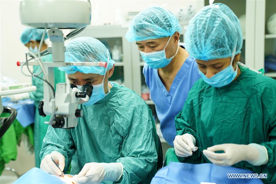 SRI LANKA-COLOMBO-CHINA MEDICAL TEAM-CATARACT-SURGERIES