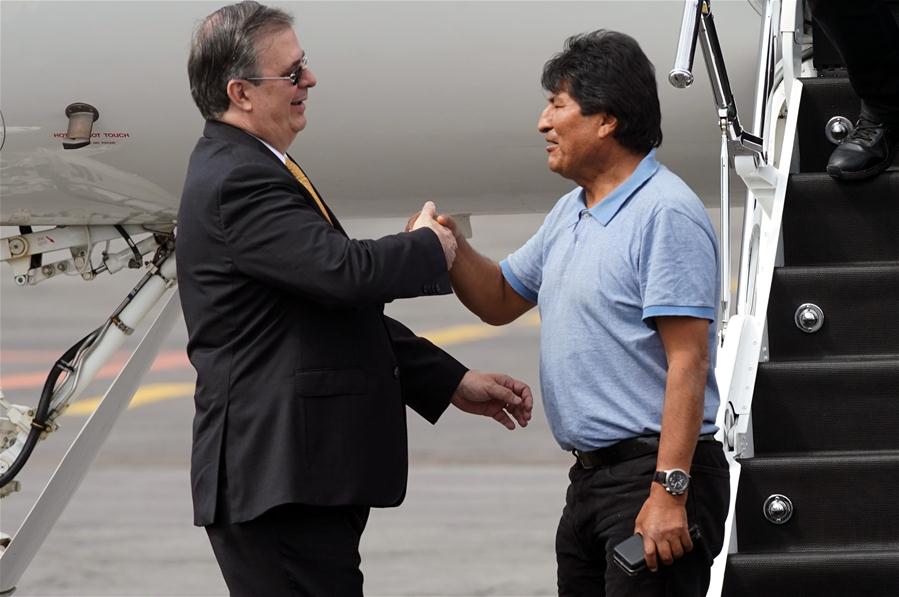 MEXICO-MEXICO CITY-EVO MORALES-ARRIVAL