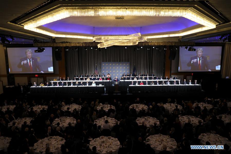 U.S.-NEW YORK-TRUMP-ECONOMIC CLUB OF NEW YORK-SPEECH