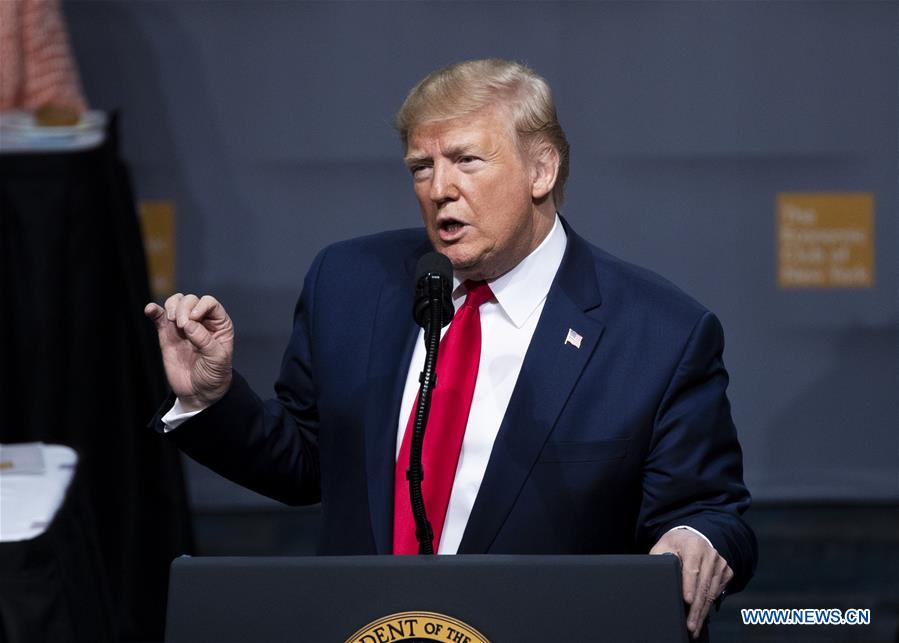 U.S.-NEW YORK-TRUMP-ECONOMIC CLUB OF NEW YORK-SPEECH