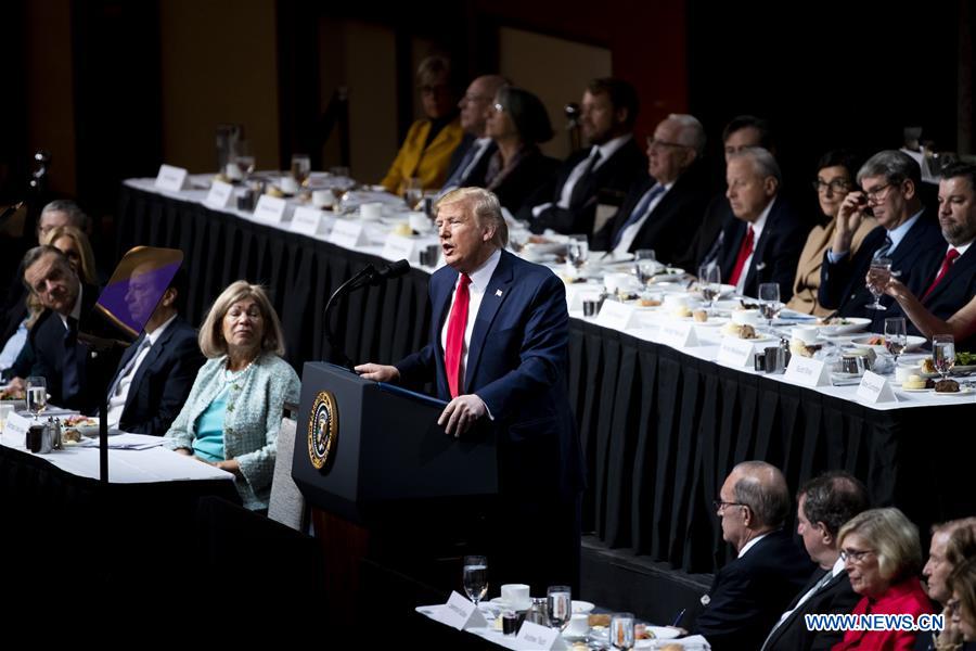 U.S.-NEW YORK-TRUMP-ECONOMIC CLUB OF NEW YORK-SPEECH