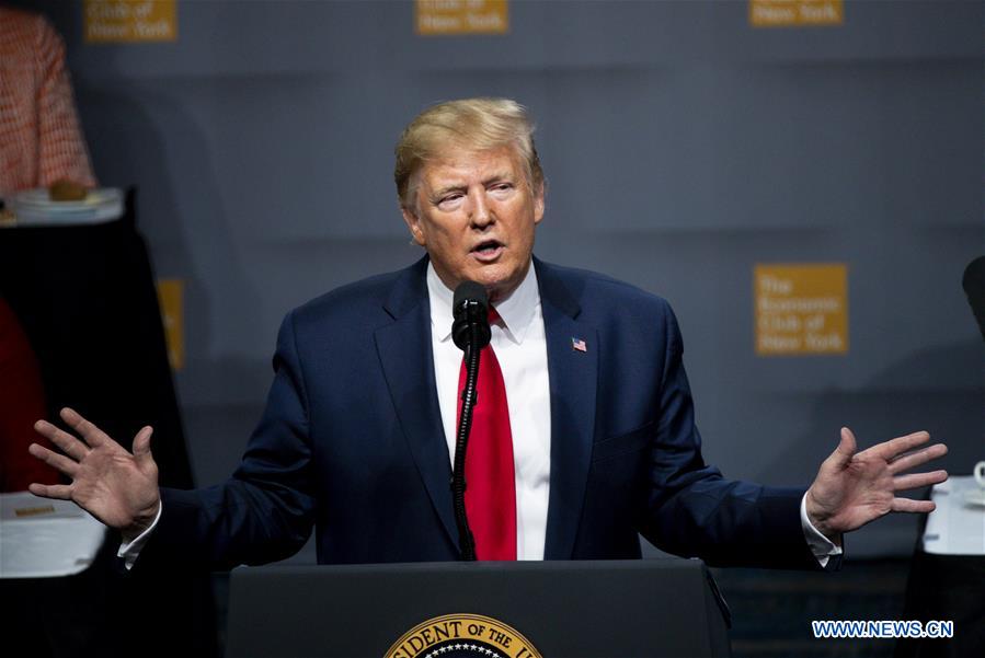 U.S.-NEW YORK-TRUMP-ECONOMIC CLUB OF NEW YORK-SPEECH