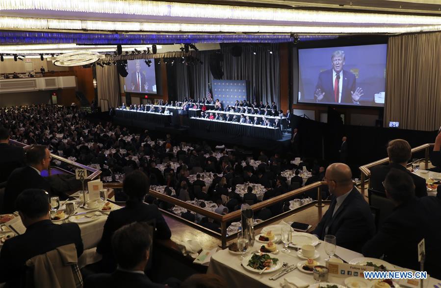 U.S.-NEW YORK-TRUMP-ECONOMIC CLUB OF NEW YORK-SPEECH
