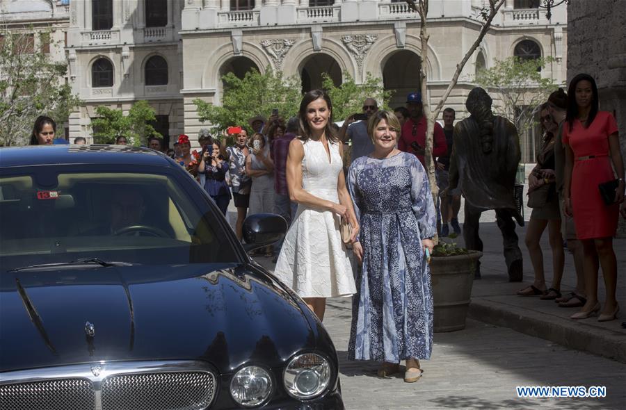 CUBA-HAVANA-SPAIN-KING-VISIT